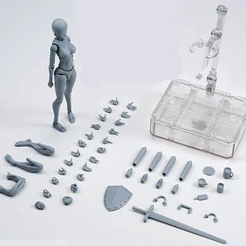 15cm  Figures Jointed Doll Model Male  Female  Painting Drawing Sketch Mannequin Wooden Manikin