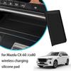 Center Control Wireless Charging Silicone Panel Silicone Anti-slip Mat For Mazda CX-60 CX60 CX-80 CX80 Interior Accessories C1K8