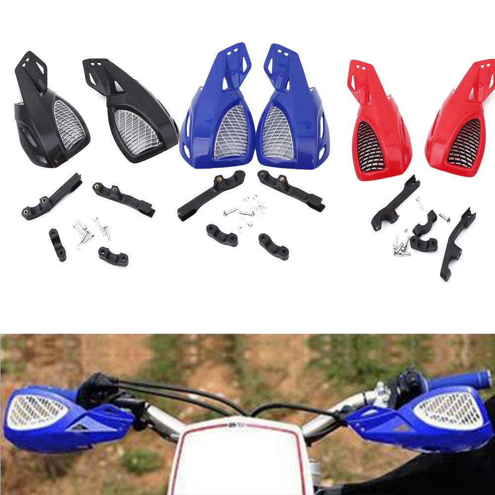 Pair of Black Universal Motorcycle Hand Protectors Retrofit Kit Hand Wrap Hand Protector 22 Mm 7//8
