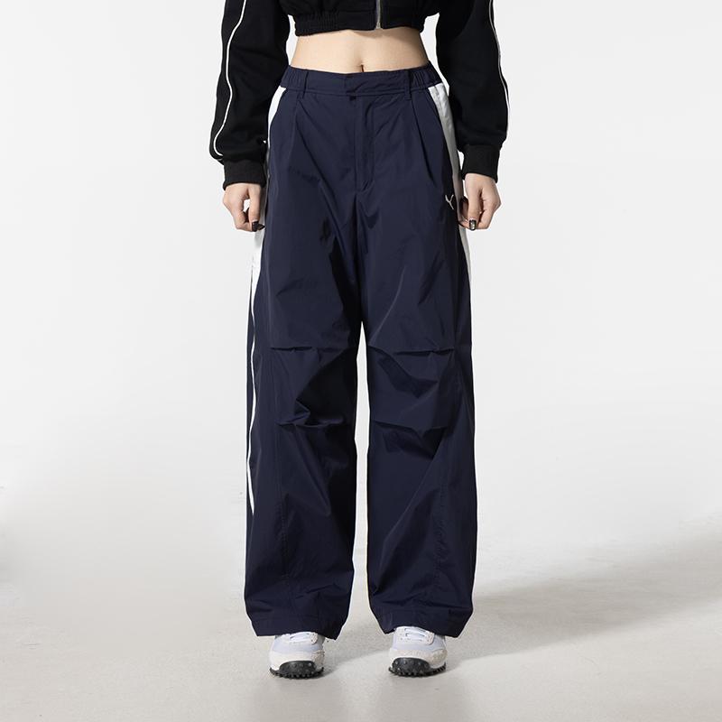 Puma T7 Color Block Fashion Multi Pocket Mid Rise Casual Pants Women bottoms 637442-16