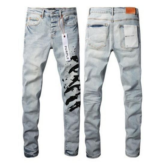 The BAY Paarse Merk Slim Fit Micro Flare Elastische Jeans voor Lente en Herfst 28