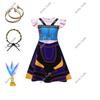 Korean Style Pop Singer Suit Fancy Girls Dress Anime Costume Carnival Halloween Party Performance Children's Kids Clothing