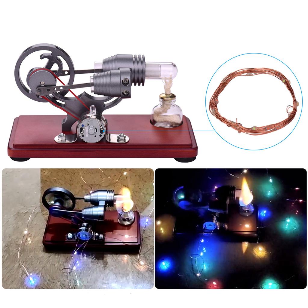 Stirling Engine Motor Model Physical Science Education Toy for Student