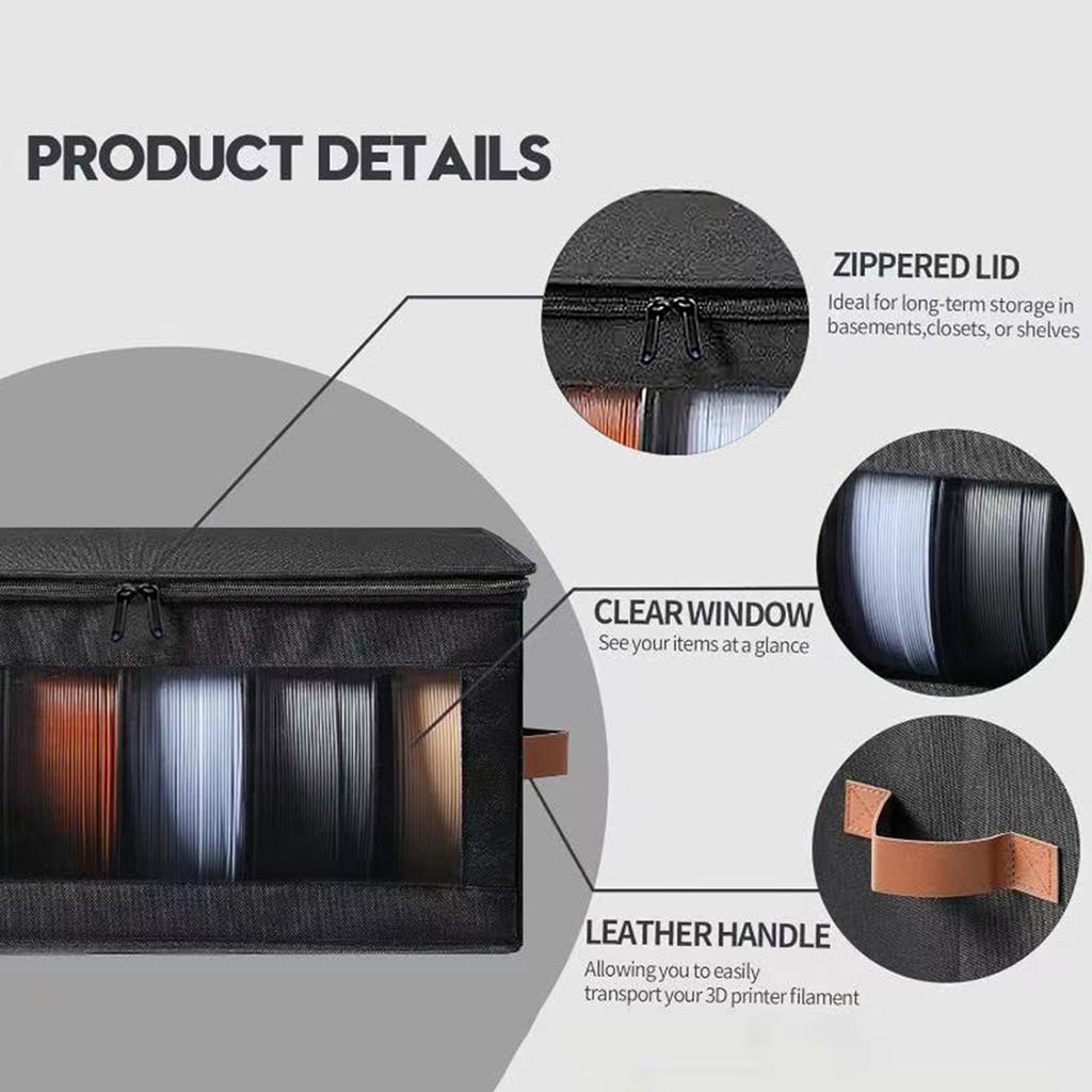 3D Printer Filament Storage Containers Filament Dehumidifier Storage Cabinet for 3D Printing Enthusiasts Home Studio Workshop