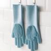 Силиконовые перчатки для мытья посуды Magic Bath Gloves Прочные износостойкие и водонепроницаемые резиновые перчатки, специально разработанные для помещений