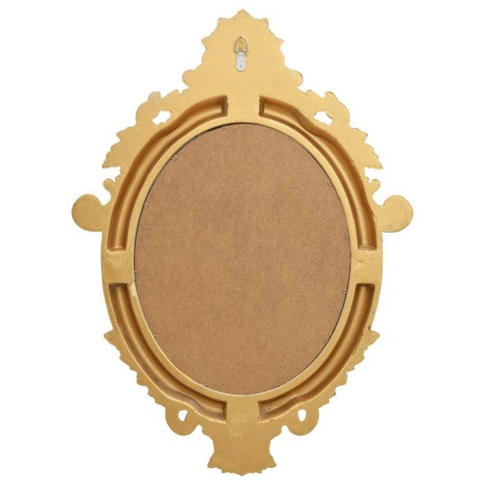 VidaXL Miroir mural style château 56x76 cm Doré 320357