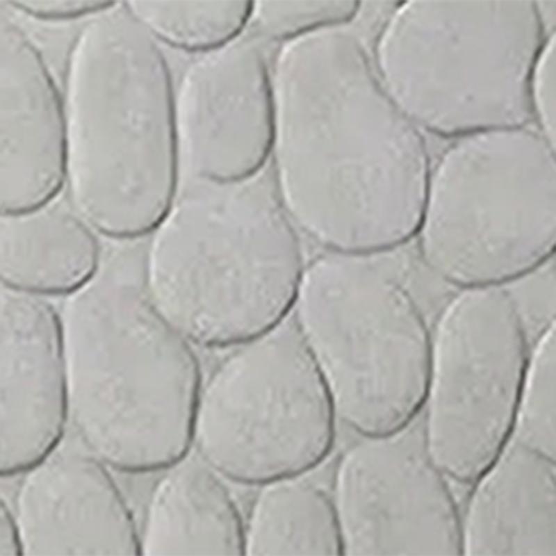 3D Non Slip Bathroom Mat Cobblestone Embossed Bath Mats Absorbent Doormat Carpet Door Floor Mats Machine Washable Quick Drying