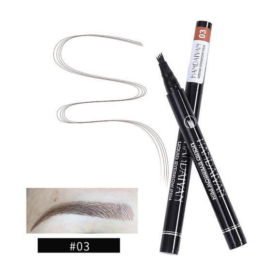 Vanntett gaffelspiss Brow Enhancer Stencil Makeup Langvarig