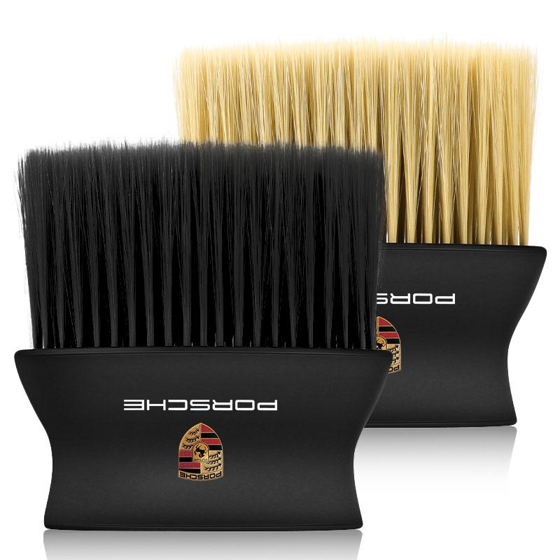 1Pcs Car Interior Cleaning Soft Brush Dashboard Air Conditioner Outlet Detail Brush For Porsche 911 928 944 968 Boxster Cayenne Macan Panamera