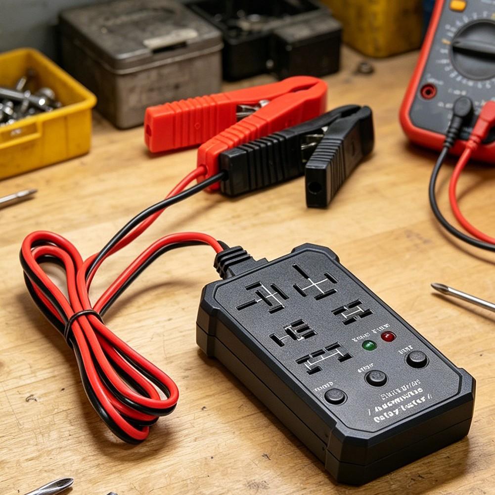 LED Equipped Relay Tester for 12V and 24V Automotive Electrical Repairs