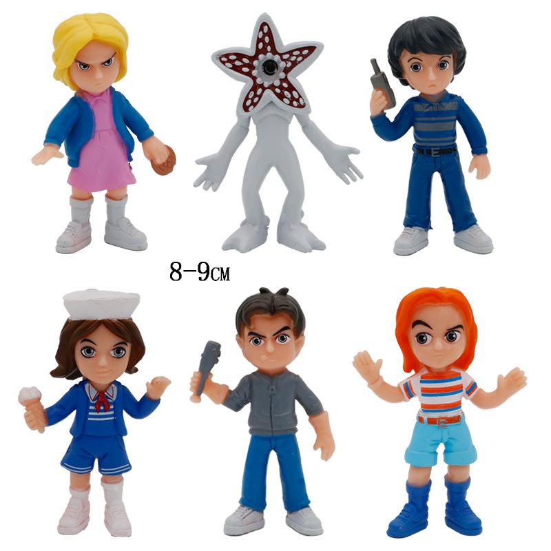 Новые 8 шт. Фигурки в стиле Q Стив Монстр Ручные Фигурки с Пакетом Маленькие ПВХ Куклы Декор для Стола Подарки