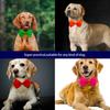 Pet Bow-knot Collar Adjustable Vivid Color Wear Resistant Super Soft Friendly To Skin Dress