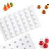 11 Holes Round Silicone Mold For Baking 1D Sphere Ball Mousse Cake Mould Nonstick Food Grade Silicone Tools Pack of 1 Baking