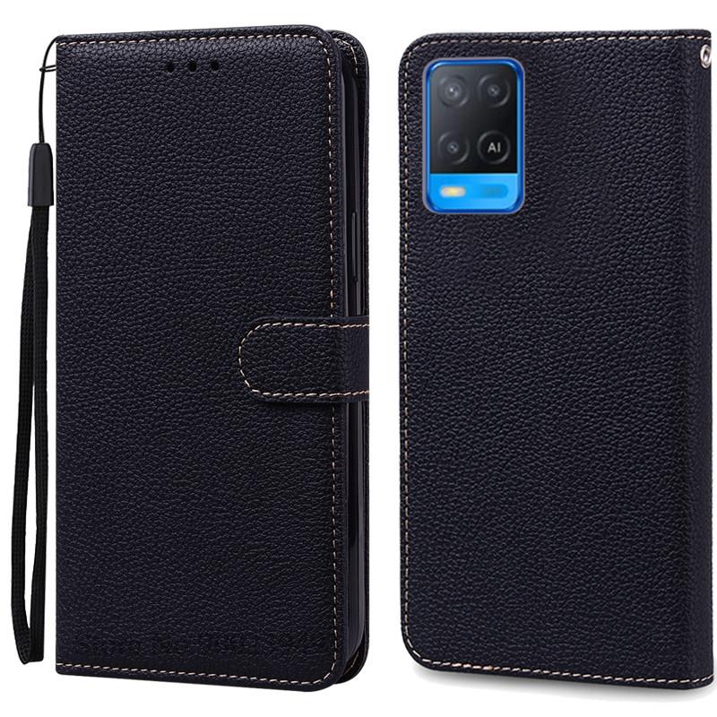 Pro pouzdro OPPO A54 A54 5G Peněženka Kožené výklopné pouzdro Pro pouzdro OPPO A54 5G CPH2239 CPH2195 OPPOA54 A 54 Nárazuvzdorné pouzdro na telefon Fundas