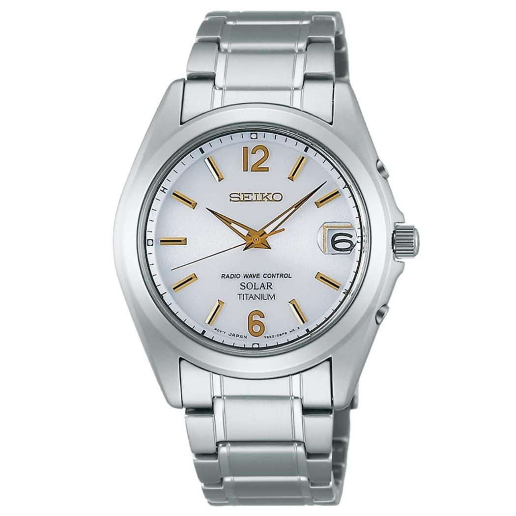 

[Seiko Watch] Чоловічий годинник Seiko Selection Titanium Solar Radio Controlled SBTM227 Silver
