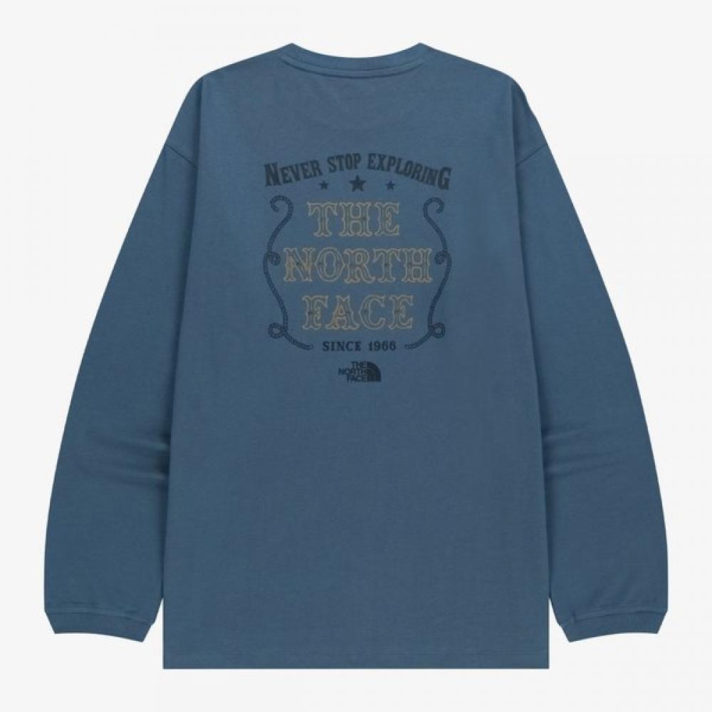 

The North Face Vintage Long Sleeve Tee Dusk Blue Nt7tr51l DUSK BLUE/090
