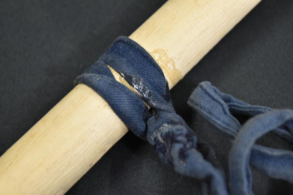 Vintage Japanese Wooden Wadaiko Drum Shime Daiko Taiko with Stand & Stick, As-is