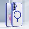 For Samsung Galaxy A35 5G Magnetic Phone Case TPU Frame Clear PC Back Cover
