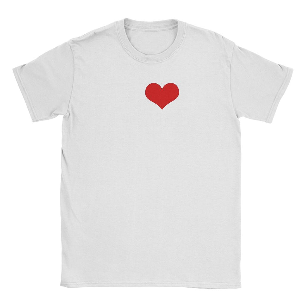 Funny I Love Mads Mikkelsen TShirts Unisex Round Collar Pure Cotton T Shirts Short Sleeve Tee Shirt 4XL 5XL Clothing