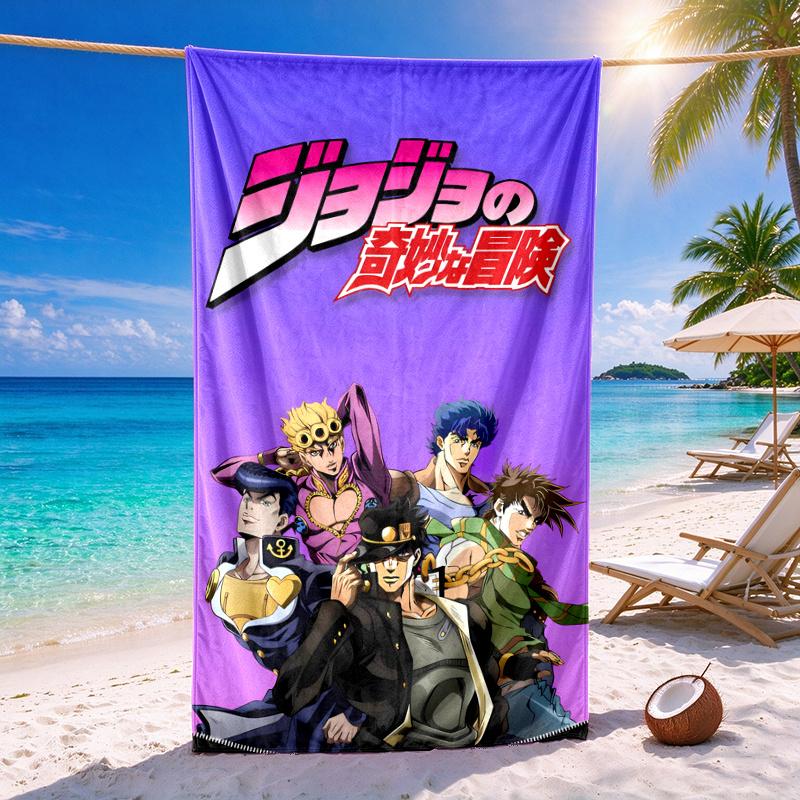 JOJO Quick-drying soft and absorbent beach towel—perfect for beach trips swimming outdoor camping and travel an essential beach item