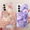 Soft Clear Silicone Casing For Realme C75 C75x RMX3941 Phone Case Cartoon Cat Dragon Flower Butterfly Pattern Back Cover