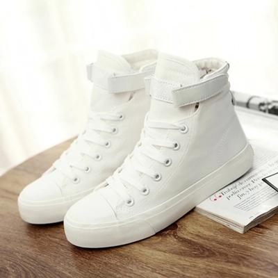 Herrenschuhe High Top Canvas Schuhe Outdoor Atmungsaktive Wanderschuhe Mode Leichte Sneaker Rutschfester Flacher Freizeitschuh Tenis
