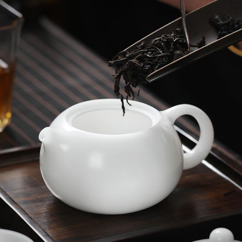 MULTIPOTENT Handcrafted White Porcelain Xishi Teapot