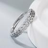 New Retro Female Fortune-gathering Coin Design Simple Open Transfer Copper Coin Ring