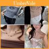 Tiger Eye Stone Multilayer Geometric Necklace With Beaded Chain For Women And Men