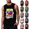 Soccer Printed Tank Top for Men Women Casual Summer Sports Vest