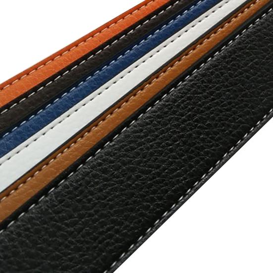 Cintura in Pelle Uomo Vintage Cool Cintura Senza Fibbia in Ecopelle per Decorazione