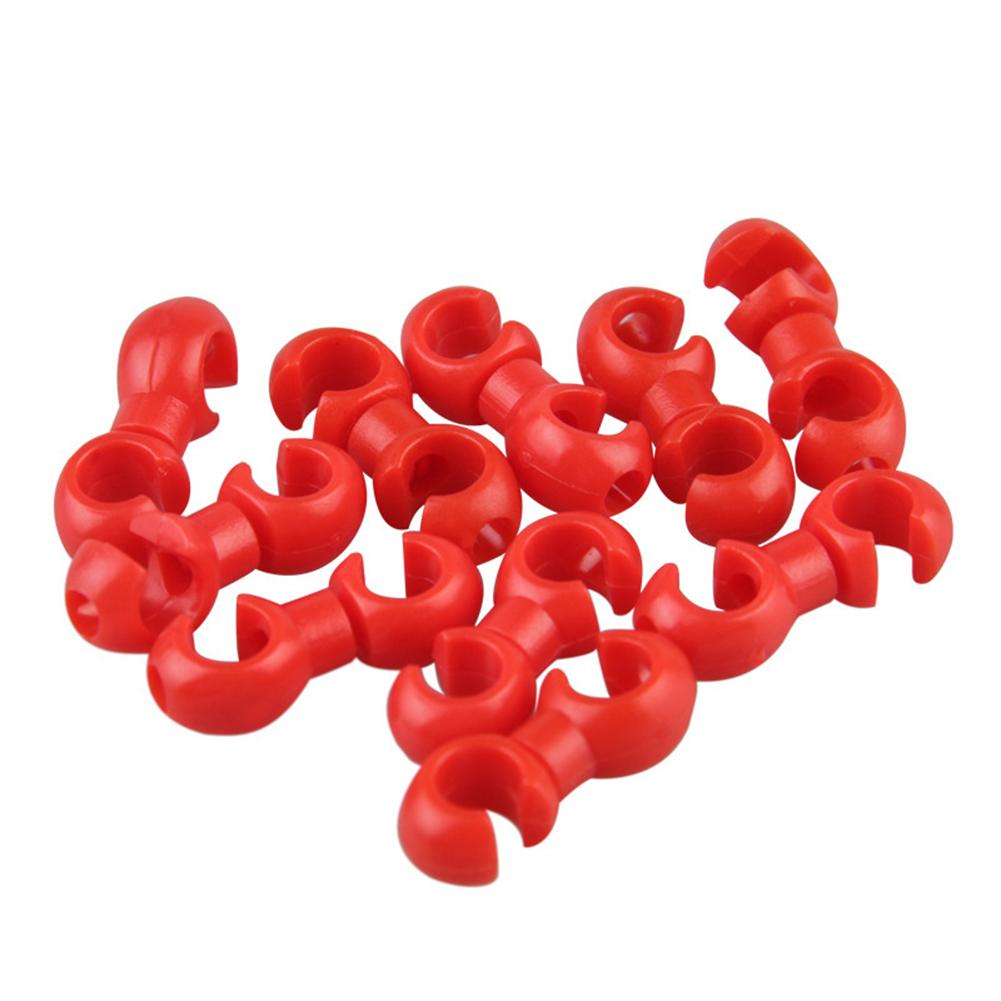 10pcs Rotatable MTB Brake Cable Clips Bicycle Shift Gear Cable Buckles Guide Line Clips For Smooth Cycling Enhanced Performance