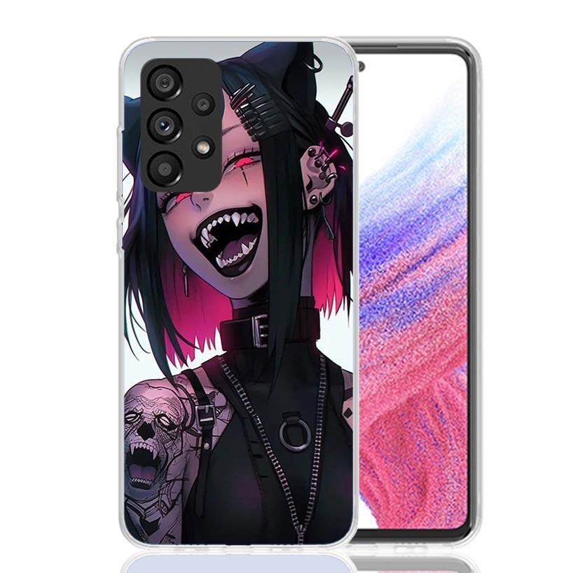 Crazy Gothic Japan Anime Girls Phone Case for Samsung Galaxy A17 A16 A15 A14 A13 A57 A56 A55 A54 A53 A37 A36 A35 A34 A33 A26 A25