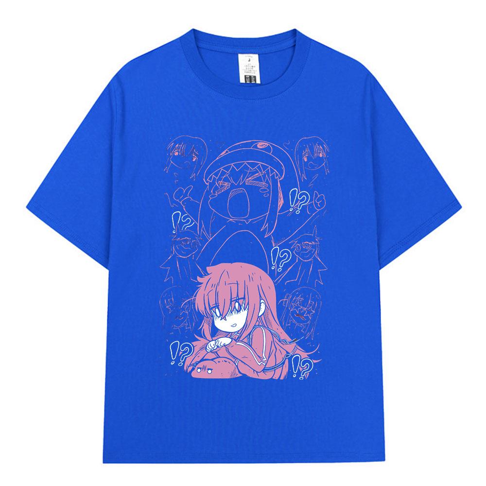 Japanese Unisexga Bocchi The Rock Tshirt Anime Gotoh Hitori Graphic Tshirts Unisex Women Summer Oversized Cotton T Shirts Streetwear