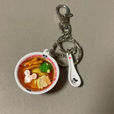 Mickey Mouse (Ramen) Park Food Keychain Disney Tokyo Resort Limited
