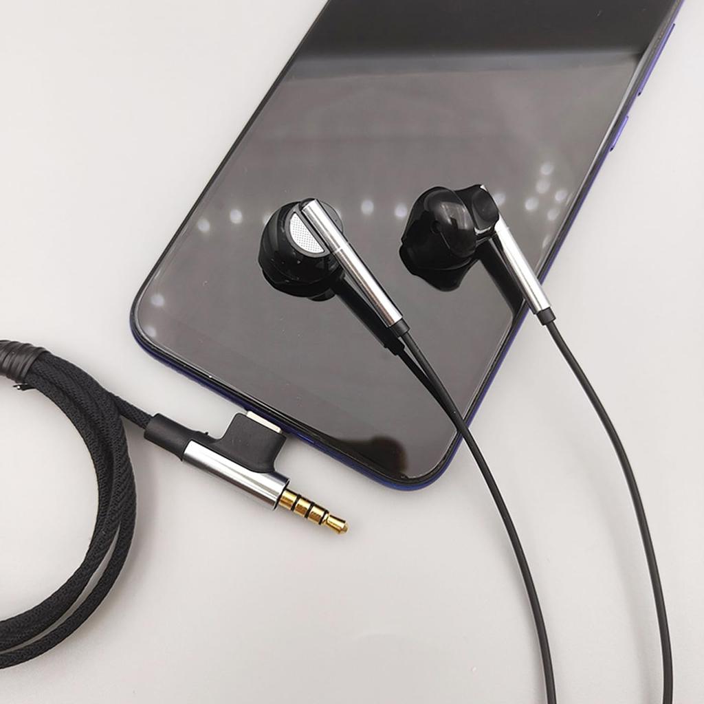 Yangoo Wired Earphones with Mic Plug Type C Plug Dual USB Type C Earphones with High Resolution Call Volume Comfortable Compatible with a Wide Range