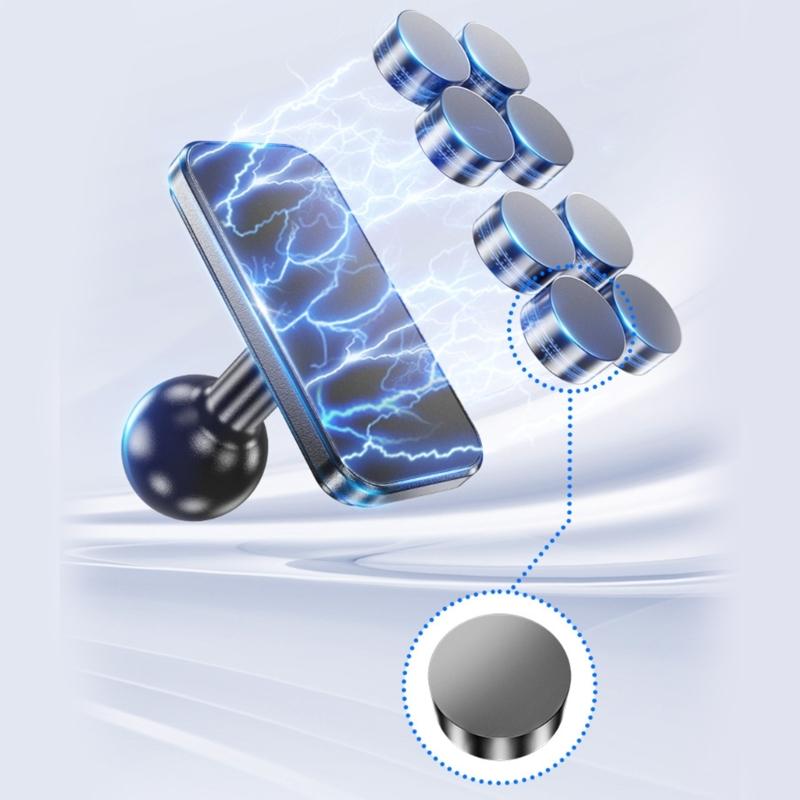 N52 Magnetic Base Phone Mount 360 Adjustable Orientation for Car Home Fitness Daily Use Suitable for 4.5 to 7 Inch