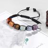 Zhouhang Natural Crystal Aventurine Amethyst Woven Bracelet Jewelry
