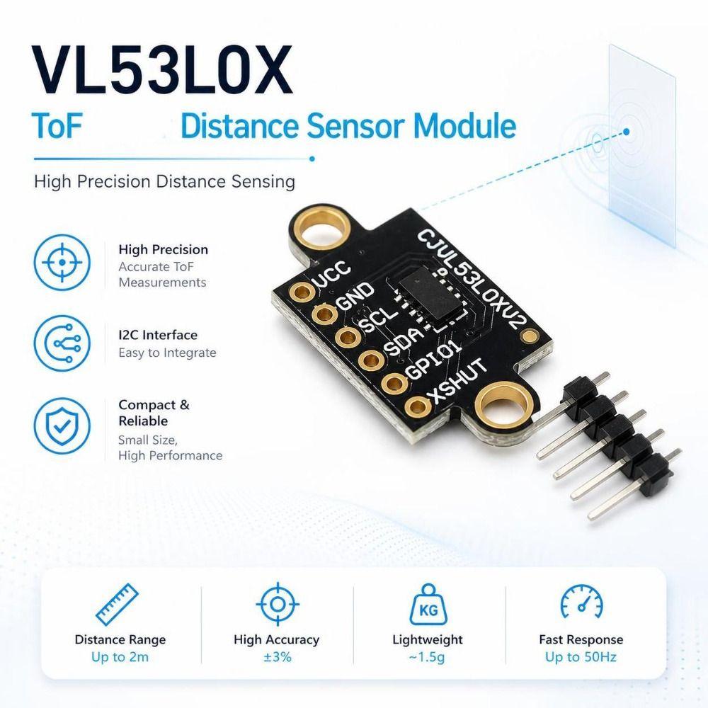400cm Range Time-of-Flight Sensor Low Power Ranging Sensor Module Smart Home