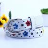 Gift Hollow Butterfly Flowers PU Leather Unisex Children Belt Adjustable Belts Waist Belt Waistband