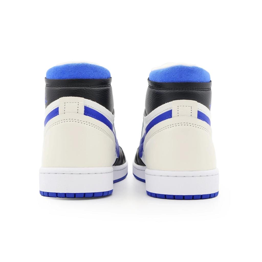 FB9891-041 Nike Air Jordan 1 High MM Black White Sail Game Royal (Women's)