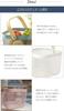 Tamatoshi Fruit & Vegetable Food Towel Small Item Storage Basket Steel Mesh Fruit Wire Basket Shopping Basket Stylish Square with Handle White