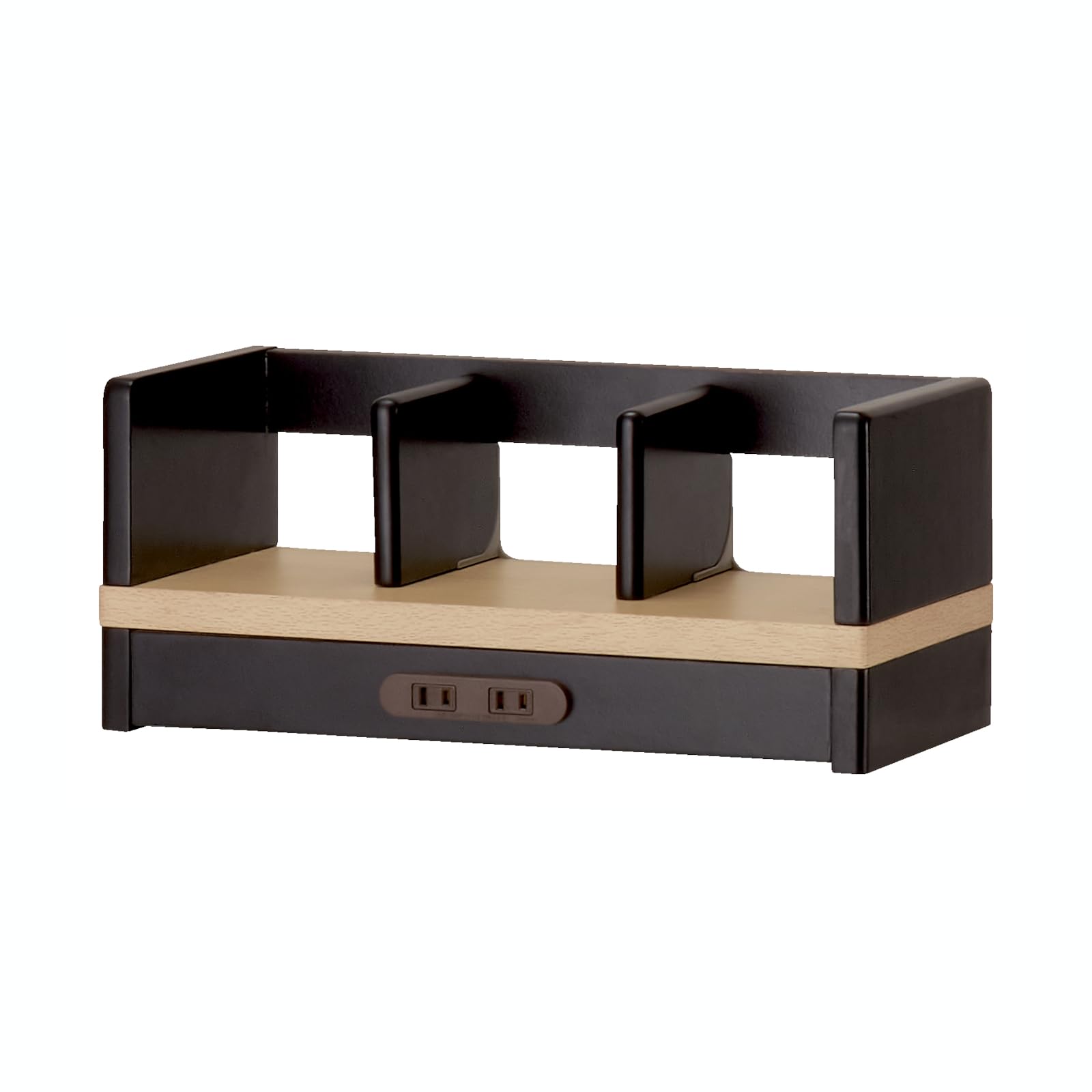 KOIZUMI Koizumi Study Desk Desk Shelf MOBK DESK Famio Famio Living Room Bookstand Family Use Natural x Black W432 x D200 x H187mm FDA813MOBK (Koizumi)