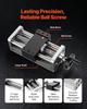 VEVOR Linear Stage Actuator, 100 mm Effective Stroke, Ball Screw CNC Linear Motion Guide Rail, Double Optical Axis, C7 High-Precision