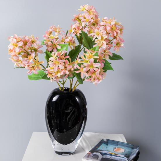 Artificial Lilac Realistic Faux Flowers with Bendable Stem Long-lasting Artificial Lilac Flowers Branch for Vase Table Centerpieces Wedding Bouquet