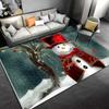 Alfombra con adornos navideños para sala de estar, decoración del hogar, sofá, mesa, alfombra para superficie grande, felpudo de entrada para dormitorio, alfombra antideslizante para Baño