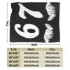 Funny Six Seven 6 7 Meme Gen Alpha Slang Blankets Office Flannel Throw Blanket For Bedroom Warm Soft Design Quality Bedspread