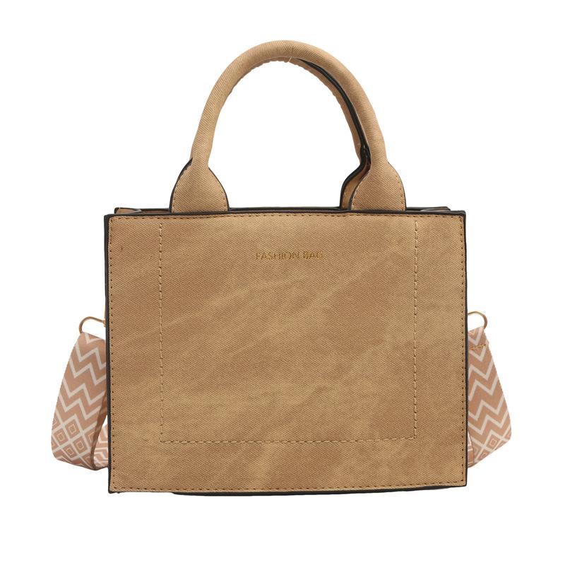 Bags Fashion Handbags Small Square Bags Textured Pu Shoulder Bags Niche Versatile Messenger Bags