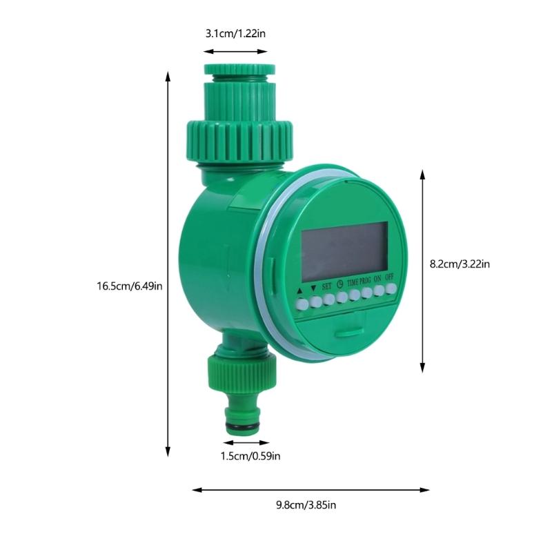 Weatherproof Garden Irrigation Controller Featuring ABS Housing and Waterproof Construction for Performances in All Climates Multiple Zone Support