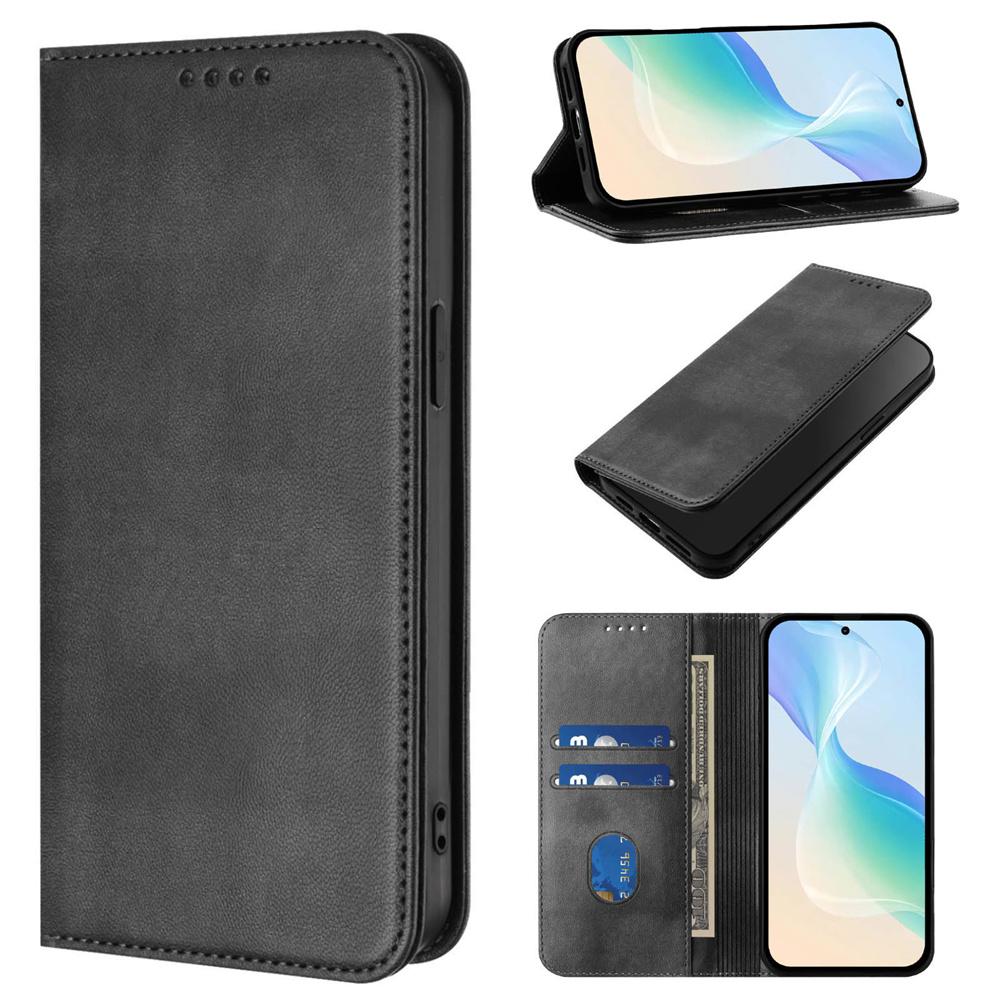 

Leather Phone Case on For Samsung Galaxy S26 S25 Edge S24 S23 S22 S21 S20 Ultra FE S10 Plus S26 Pro Card Slot Flip Wallet Cover Galaxy S26